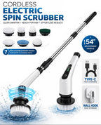 Multi-Surface Cordless Spin Cleaning Brush