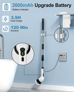 Multi-Surface Cordless Spin Cleaning Brush battery