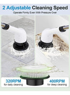 Multi-Surface Cordless Spin Cleaning Brush speed